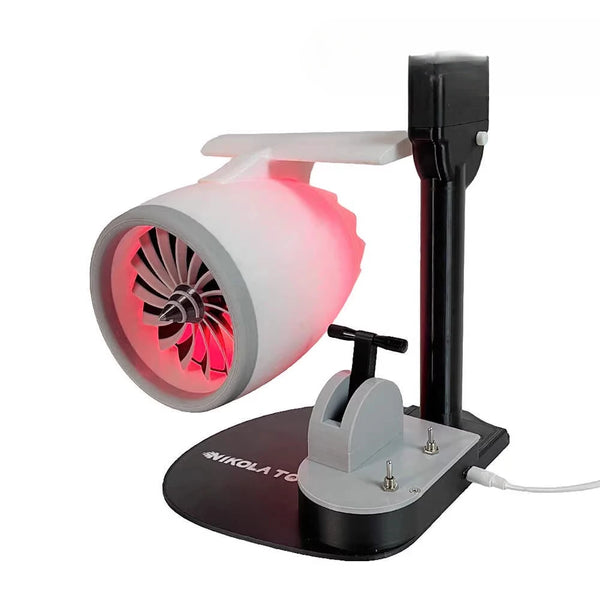 AOOKMIYA ART+ Creative Gifts Nikola Aviation turbofan modeling fan spray humidifier luminous creative ornament gift