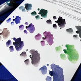 AOOKMIYA MAIRTINI Layered Precipitation Color Watercolor Paint Artist Acuarela Nail Art Painted Aquarelle 12 Colors 1ML/2ML Art Supplies