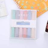 6pcs/set Pastel Color Highlighter Kawaii Stationery Color Marker School Supplies Student Marker Highlighter Japanese Stationery