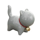 Ceramic Cat Pen Pavilion Ornament  Pen Holder Ceramic Creative Desktop Decorations Birthday Gifts for Boys and Girls  Penholder