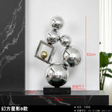 Luxury Stainless Steel Art Ornaments,Sculptures,Living Room Wine Cabinets,Niche Ornament,Hotel Office Entrance Decoration,Crafts