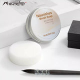 New Products MAIRTINI Nourishes Brush Soap Professional Clean Watercolors Gouache Oil Pencil 60g Solid Citrus Scent Care Soap