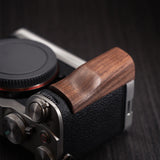 Hot Wood Hand Grip Holder Quick Release Plate L Bracket Base for Sony A7Cii A7CR A7C2 Aluminum Alloy Baseplate High quality
