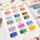 AOOKMIYA Japan KUSAKABE18-color Artist Mineral Precipitation Watercolor Pigment Repackaged 0.5/1/2ML Portable Watercolor Box Art Supplies