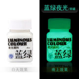 AOOKMIYA 58g/bottle Luminous Acrylic Paint Luminous Waterproof Handmade DIY Bottles Clothes Shoes Fabric Paint Painting Supplies