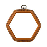 AOOKMIYA Imitated Wood Round,Oval Different Size Decorative Cross Stitch Hoop Ring Frame Embroidery Frame Circle Hanging Arts Ornament