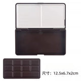 AOOKMIYA Empty Palette Watercolor Pigment Plastic Packaging Box 24/48 Grid Watercolor Storage Box Student Paint Pallet Art Supplies