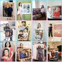 AOOKMIYA HUACAN 5D DIY Diamond Painting Photo Custom Full Square Round Diamond Mosaic Embroidery Kit Art Wall Decoration