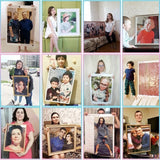AOOKMIYA HUACAN 5D DIY Diamond Painting Photo Custom Full Square Round Diamond Mosaic Embroidery Kit Art Wall Decoration