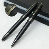 Limited Edition Msk-163 Ultra Matte Black MB Rollerball High Quality Gel Ballpoint Fountain Pens Office School Serial Number