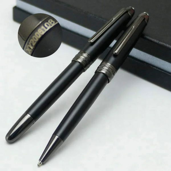 Limited Edition Msk-163 Ultra Matte Black MB Rollerball High Quality Gel Ballpoint Fountain Pens Office School Serial Number