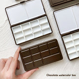AOOKMIYA Empty Palette Watercolor Pigment Plastic Packaging Box 24/48 Grid Watercolor Storage Box Student Paint Pallet Art Supplies