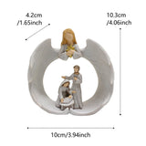 Angel Ornaments, Resin Crafts, Home and Courtyard Decorations, Creative Jesus Decorations Dining Rooms Living Rooms Decorations