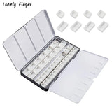 Large Empty Watercolor Metal Tin Palette With 26 Half Pans 14 Full Pans For Artist Travel Watercolor Paints
