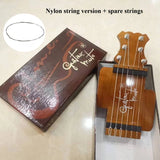 AOOKMIYA Portable Guitar Right-hand Practice Device Solid Wood Finger Trainer Practice Fingerboard Pocket Guitar Stringed Instruments AOOKMIYA.COM