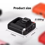 TR-100 Mini Speedlite Flash 5500K Wireless Hot Shoe Light - Compact & Portable Camera Flash for Photographers & Enthusiasts