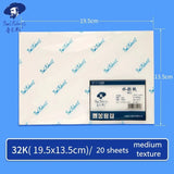 AOOKMIYA Paul Rubens Professional Watercolor Paper 50% Cotton 300g 8k /16k Thickened Fine/Rough Grain Painting Art Supplies