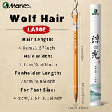 AOOKMIYA Marie's 1pc Chinese  Calligraphy Brush,Jianhao/Wolf Hair/Wool for Painting,Writing,Official Script,Regular Script,Cursive Script