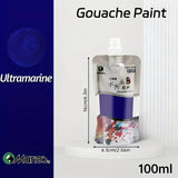 AOOKMIYA Marie's 1pc 100ml/3.38oz Gouache Paints,Rich Color,Highly Strong Coverage for Paper,Canvas,Wood Painting for Adults,Students