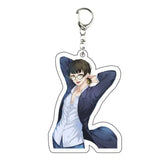 AOOKMIYA ART+ Creative Gifts Blue Lock Isagi Yoichi Acrylic Anime Keychain Bag Charms Pendant Jewelry Cute Creative Key Ring Friends Gift Figure Cartoon