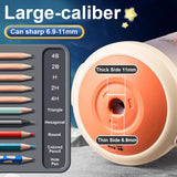 AOOKMIYA Deli Space Theme Full Automatic Electric Pencil Sharpeners Type-C Fast ChargingDispenser Gift for Children Back to School