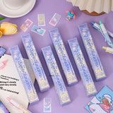 Sanrio 24pcs Gel Pen 0.5mm Carbon Black Laser Blind Box St Head Quick Drying Pressing School Supplies Writing Stationery