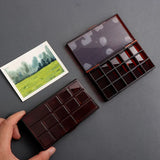 AOOKMIYA 15/24 Grid Watercolor Palette Paint Moisturizing Box Gouache/acrylic Sealed Box Portable Sketching and Painting Supplies