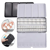 Large Empty Watercolor Metal Tin Palette With 26 Half Pans 14 Full Pans For Artist Travel Watercolor Paints