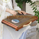 AOOKMIYA Chinese Guzheng 21 String Ebony Solid Wood Portable Guzheng Beginners Professional Playing Musical Stringed Instruments AOOKMIYA.COM
