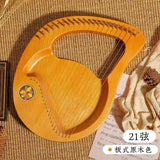 AOOKMIYA 16-string Plate-style Lyar Stringed Instruments Portable 21-string Small Harp Beginners Practice Musical Instrument Adults AOOKMIYA.COM