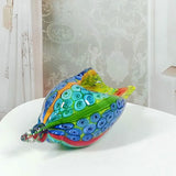 AOOKMIYA Conch Ashtray Ornaments Glass Crafts Origin Zibo Candle Sand Modern Simple Coffee Table Home Decorations