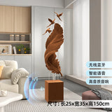 AOOKMIYA ART+ Creative Gifts Home Decor Creative 150CM Flocking Feather Statues Floor Decor Nordic Living Room Large Sculpture Bluetooth Speaker Art Ornament