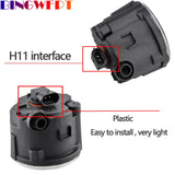 Automobile parts 2pcs Fog Lights Headlight For Nissan Qashqai J11 J11_ Closed Off-Road Vehicle 2013- Clear Lens Front Bumper Car LED Fog Lamp