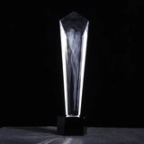 AOOKMIYA Customized Transparent Crystal Trophy, Five-Star, Creative Awards Ceremony, Competition Event, Craft Gift, Home Decorations, 1Pc
