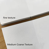 AOOKMIYA 100% Cotton Watercolor Book 300g Fabric Hand Ledger Fine/Medium Coarse Portable Square Pocket Painting Book Art Supplies