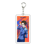 AOOKMIYA ART+ Creative Gifts Blue Lock Isagi Yoichi Acrylic Anime Keychain Bag Charms Pendant Jewelry Cute Creative Key Ring Friends Gift Figure Cartoon