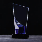 AOOKMIYA Customized Transparent Crystal Trophy, Five-Star, Creative Awards Ceremony, Competition Event, Craft Gift, Home Decorations, 1Pc