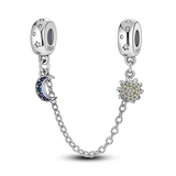 2025 Hot Sale Charms Bead 925 Sterling Silver Pink Butterfly Luminous Firefly Dangle Fit Bangle Bracelet Necklace DIY Jewelry