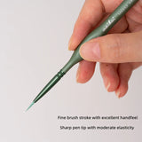 Digital Oil Painting Outlining Children's Watercolor Painting Fine Brushes Hand-painted Nylon Brushes Brush Tracing Set