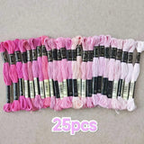 AOOKMIYA 100% Cotton High Quality Cross stitch Floss Embroidery thread  Cross Stitch Embroidery Hand Knitting Sewing Weaving 8m 447 color