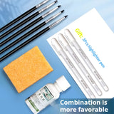 AOOKMIYA Art Masking Fluid 18/30/75 ml Stay White Pigment Cover Liquid Stationery Watercolor Painting Bottle School Office Art Supplies  AOOKMIYA.COM