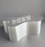 Metal Industrial Coffee Table Aesthetic Unique Minimalist Designer Side Table Modern Luxury Mesa Auxiliar Postmodern Furniture