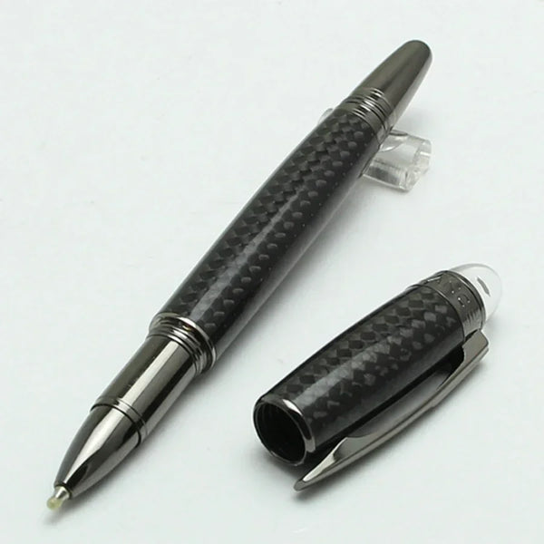 Tat Classique Metal Bussiness Carbon Fiber MB Ballpoint Rollerball Platinum-plated Clip Office Stationery Fountain Pen Gift