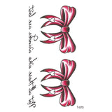 AOOKMIYA Small Waterproof Temporary Tattoo Sticker Colorful Leaf Flower Elephant Dolphin  Art Wrist Neck Women Kids Fake Mini Tatoo