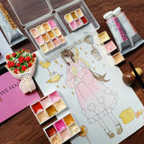 AOOKMIYA Watercolor Pigment Skin Color Series VanGogh/Schmincke/Mijello Acuarelas 0.5/1ml Flesh Color 6/12 Color Painting Art Supplies