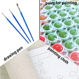 Seascape Diy Paint By Numbers Kits 50x70cm Sailboat Coloring By Numbers Handicraft Painting Numbers Modern Arts For Gift