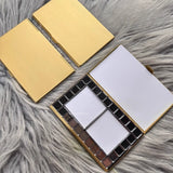 AOOKMIYA Brass TN Magnetic Watercolor Box Empty Watercolor Palette Portable Travel Paint Tray Color Palette Beginner Art Supplies