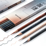 AOOKMIYA Colored Charcoal Pencil 8-color Set Bold Sketch Charcoal Art Student Hand-painted Soft Charcoal Painting Pencil Art Supplies