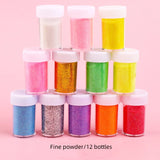 Dazzling Gold Powder Handmade Materials for Students Children's DIY Painting  Sparkling Pink Sparkling Pink Sequins