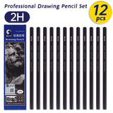 AOOKMIYA 12pcs Marie's Professional Pencil Set for Draw Sketch Layering & Shading ,Art Graphite Supplies for Adults Beginners & Artists